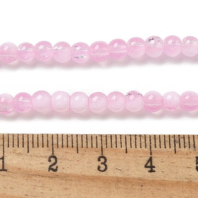 Crackle Glass Beads Strands GLAA-U001-4mm-03-1