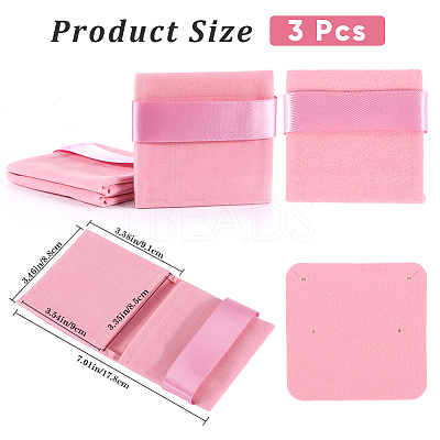 3Pcs Rectangle Velvet Envelope Packing Pouches TP-BBC0001-10B-1