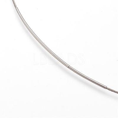 Stainless Steel Wire Necklace Cord DIY Jewelry Making TWIR-R003-23A-1