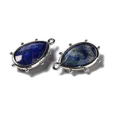 Natural Lapis Lazuli Pendants G-B009-02P-K-1