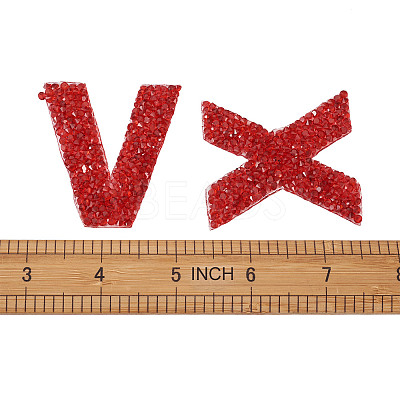 Alphabet Rhinestone Patches FW-TAC0001-01A-1