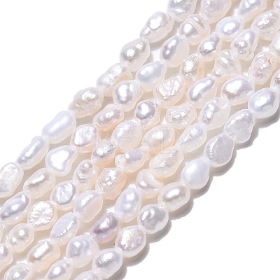 Natural Cultured Freshwater Pearl Beads Strands PEAR-N014-03E-01-1