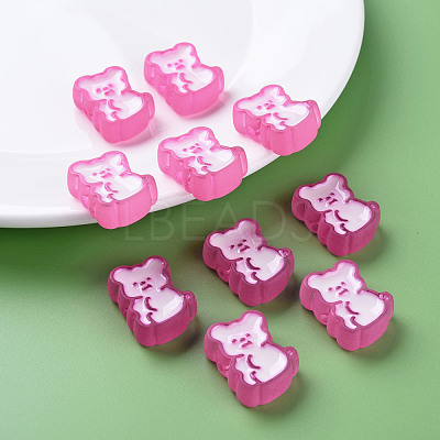Transparent Acrylic Beads MACR-S374-07B-02-1