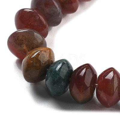 Natural Indian Agate Beads Strands G-P559-A08-01-1