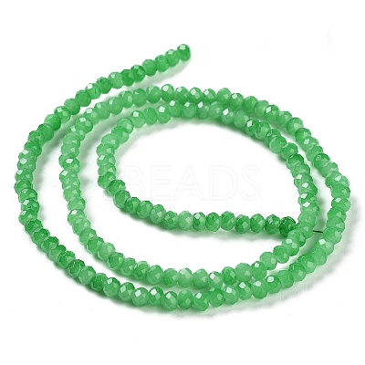 Baking Paint Imitation Jade Glass Bead Strands LS-DGLA-A034-J2MM-A10-1