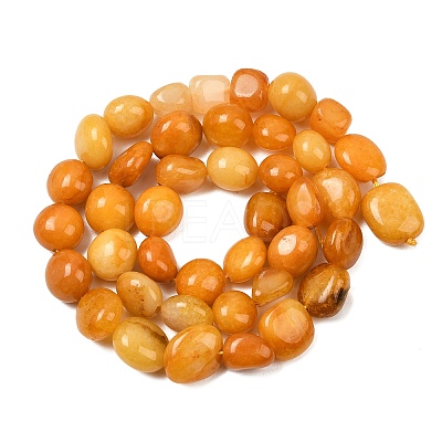 Natural Yellow Aventurine Beads Strands G-C257-02-1
