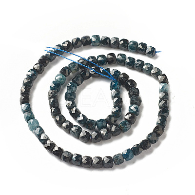 Natural Blue Tourmaline Beads Strands G-G989-B04-1