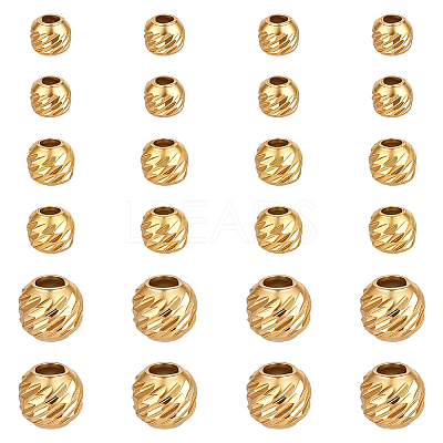 24Pcs 3 Styles 925 Sterling Silver Spacer Beads FIND-PH0060-01-1
