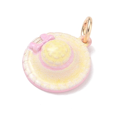 Brass Enamel Pendants KK-CBA1122-01G-06-1
