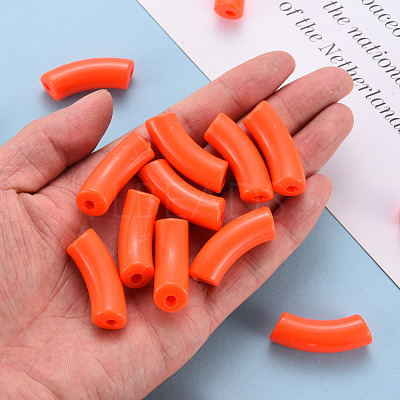 Opaque Acrylic Beads MACR-S372-001B-S026-1
