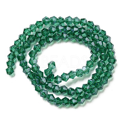 Transparent Electroplate Glass Beads Strands LS-EGLA-A039-T2mm-A10-1