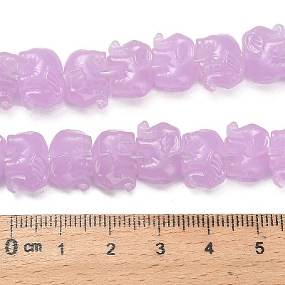 Synthetic Coral Dyed Carved Bead BSHE-H114-04C-1