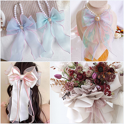 Organza Ribbons AJEW-CY0002-42B-1