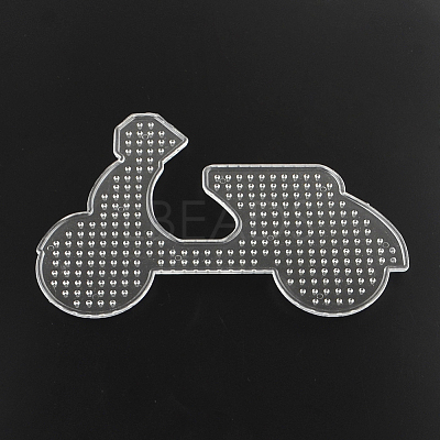 Motorcycle ABC Plastic Pegboards used for 5x5mm DIY Fuse Beads X-DIY-Q009-46-1