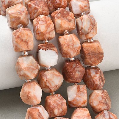Natural Red Netstone Beads Strands GG-CBAF8A8-A02-01-1