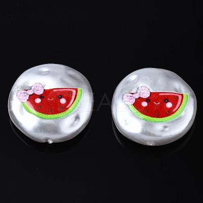 3D Printed ABS Plastic Imitation Pearl Beads KY-S163-427-1