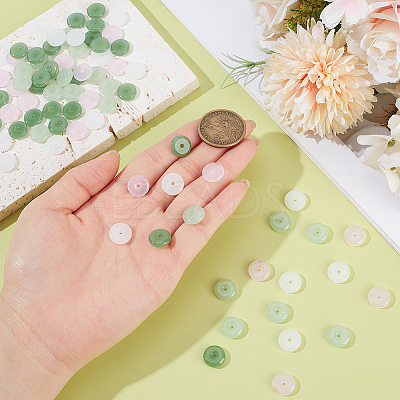 120Pcs 4 Colors Transparent Glass Beads GLAA-ME0001-23-1