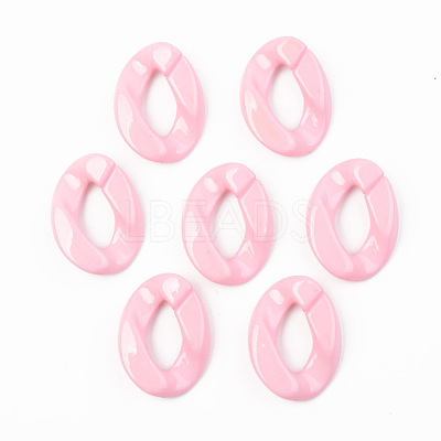 Opaque Acrylic Linking Rings OACR-T024-01-G01-1