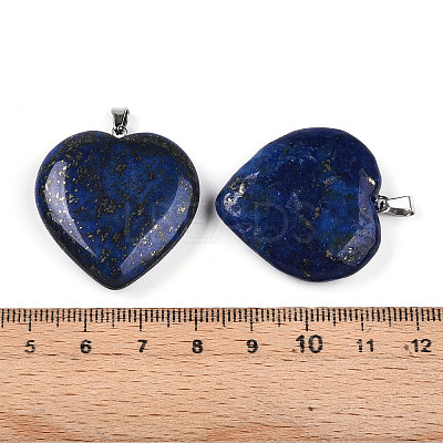 Natural Lapis Lazuli Pendants G-S364-006E-1