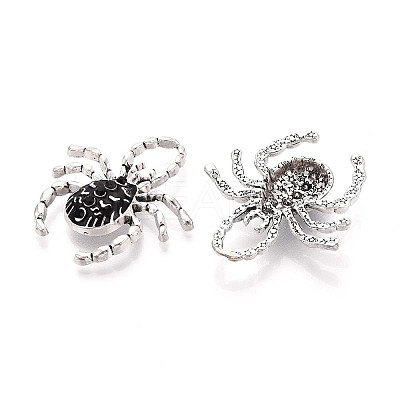 Alloy Rhinestone Enamel Pendants PALLOY-R151-67AS-01-1