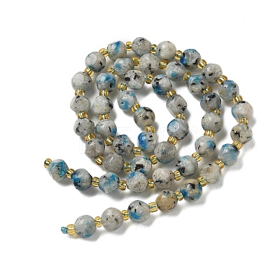 Natural K2 Stone Beads Strands G-K387-A06-01-1