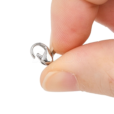 Tarnish Resistant 316 Surgical Stainless Steel Lobster Claw Clasps STAS-316-FL12A-1