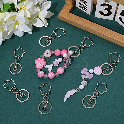 18Pcs Alloy Keychain Clasps KEYC-SC0001-72P-1