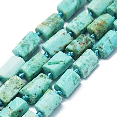 Natural Peruvian Turquoise(Jasper) Beads Strands G-O170-138-1