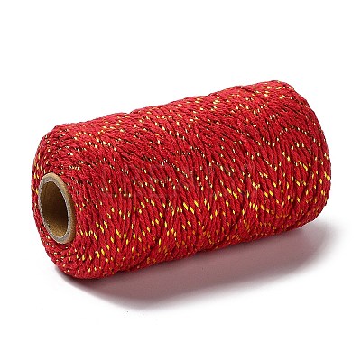 100M Macrame 2-Ply Cotton Braid Thread MAKN-PW0001-097A-27-1