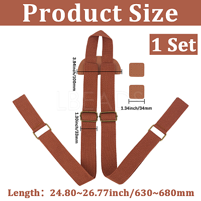 1 Bag Canvas Bag Straps FIND-CY0001-80B-1