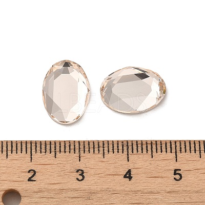 Glass Rhinestone Cabochons RGLA-P037-13A-D261-1