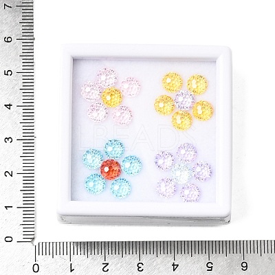 24Pcs Cubic Zirconia Cabochons CU-F002-05J-1