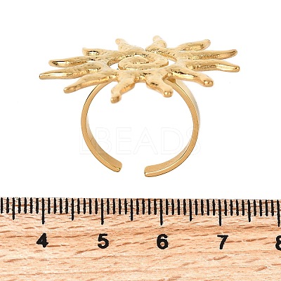 304 Stainless Steel Cuff Open Rings RJEW-S650-01A-G-1