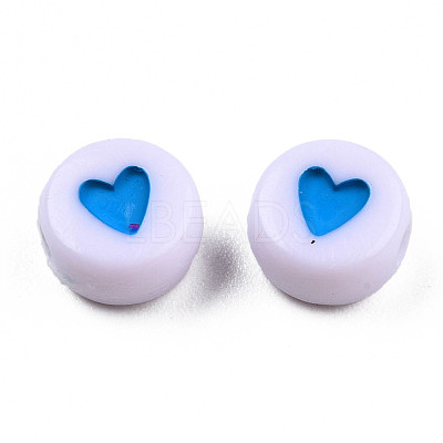 Opaque Acrylic Beads MACR-N008-57H-1