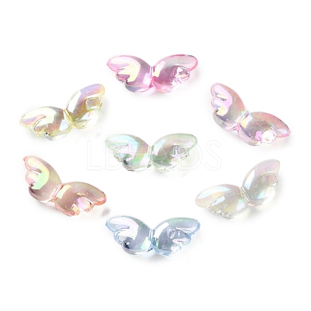 Transparent UV Plating Acrylic Beads PACR-D288-15-1