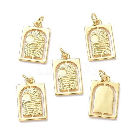 Brass Pendants KK-L206-017G-1