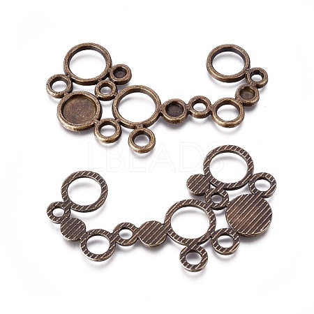 Alloy Cabochon Connector Settings X-EA10977Y-AB-1