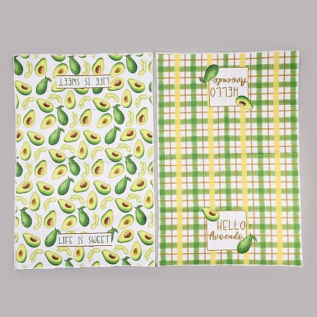 Fruits Print Polyester Kitchen Towels FB-H002-03D-1