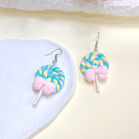 Alloy Polymer Clay Dangle Earrings FS-WG86A62-04-1