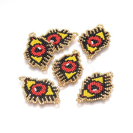 MIYUKI & TOHO Handmade Japanese Seed Beads Links SEED-A029-BL02-1