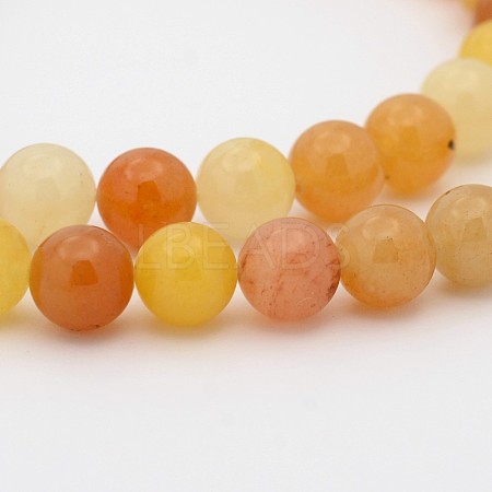 Natural Topaz Jade Round Bead Strands LS-G-P070-24-3mm-1