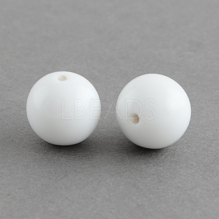 Chunky Bubblegum Round Acrylic Beads X-SACR-S044-10mm-01-1