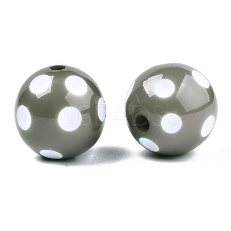 Chunky Bubblegum Acrylic Beads SACR-S146-20mm-12-1