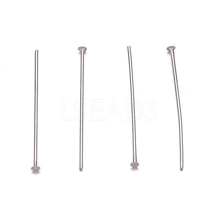 Tarnish Resistant 304 Stainless Steel Flat Head Pins STAS-H358-06C-1