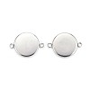Tarnish Resistant 304 Stainless Steel Cabochon Connector Settings LS-STAS-G170-26P-14mm-2