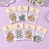 SHEGRACE Brass Micro Pave Clear Cubic Zirconia European Beads XGRQ4G919-685P-5