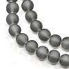 Baking Paint Transparent Glass Bead Strands GLAA-S031-12mm-12-3