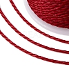 Round Waxed Polyester Cord X-YC-G006-01-1.0mm-32-3