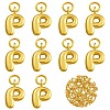 10Pcs Rack Plating Brass Pendants KK-SZ0002-55G-P-1