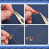 1600Pcs 4 Colors  Iron Brass Open Jump Ring IFIN-ME0001-15-3